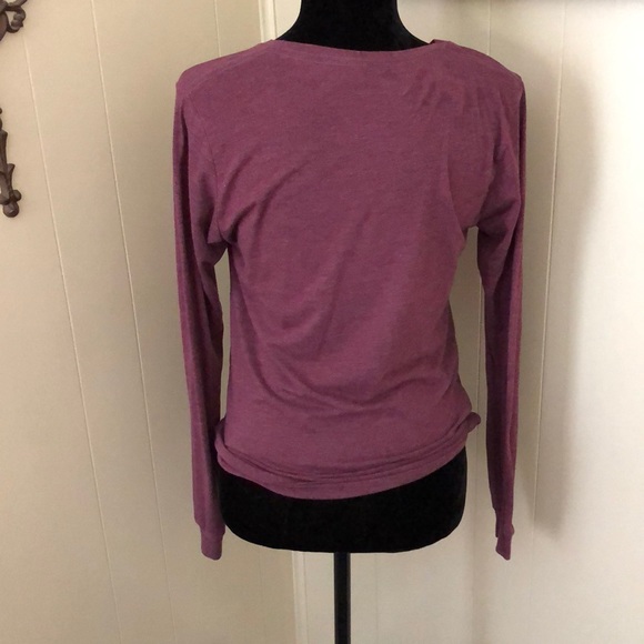 Texas Long Sleeve Maroon Leopard Tee - Picture 2 of 3